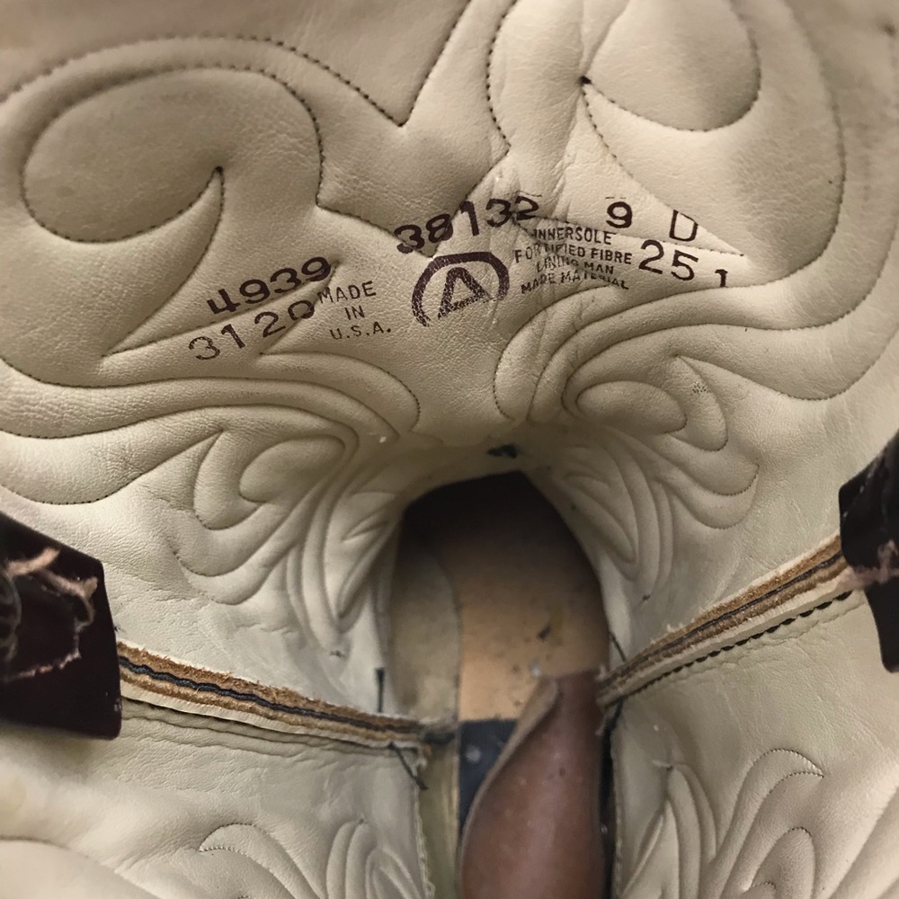 Vintage Acme Cowboy Boots Made In USA - Picture 7 of 8